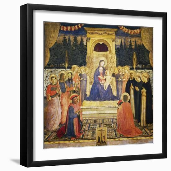 San Marco Altarpiece, 1438-43-Fra Angelico-Framed Giclee Print