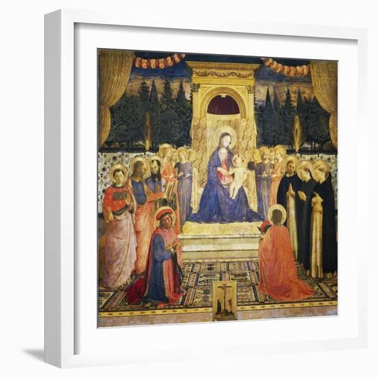 San Marco Altarpiece, 1438-43-Fra Angelico-Framed Giclee Print