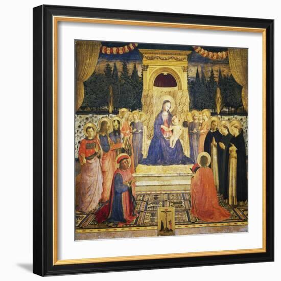 San Marco Altarpiece, 1438-43-Fra Angelico-Framed Giclee Print