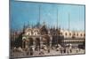 San Marco and the Doge's Palace, Venice-Canaletto-Mounted Giclee Print