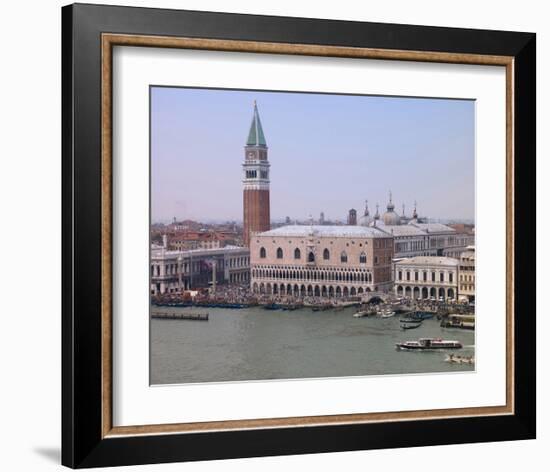 San Marco Church and Square-null-Framed Art Print