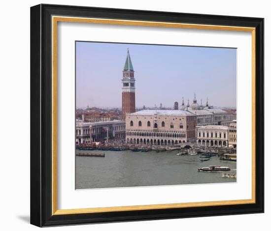 San Marco Church and Square-null-Framed Art Print