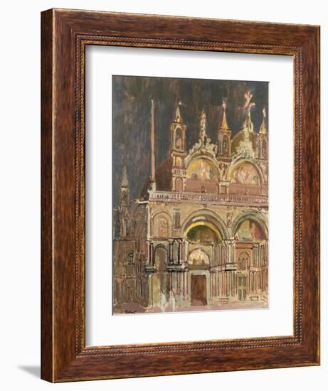 San Marco, Venice-Walter Richard Sickert-Framed Giclee Print