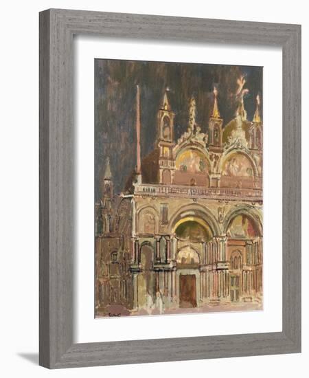 San Marco, Venice-Walter Richard Sickert-Framed Giclee Print