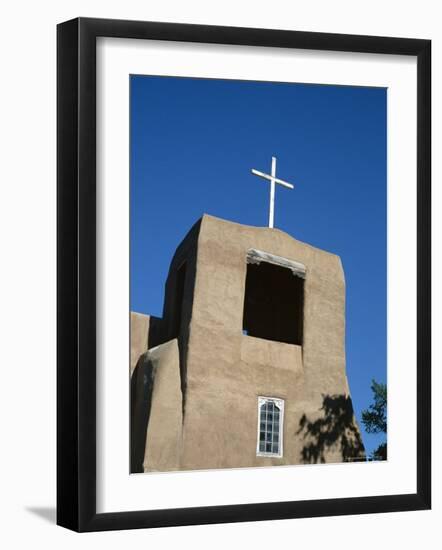 San Miguel Chapel Detail, Mission Church Built by Thalcala Indians, Rebuilt 1710, Santa Fe-Nedra Westwater-Framed Photographic Print