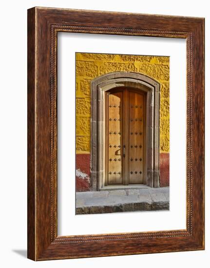 San Miguel De Allende, Mexico. Colorful buildings and doorways-Darrell Gulin-Framed Photographic Print