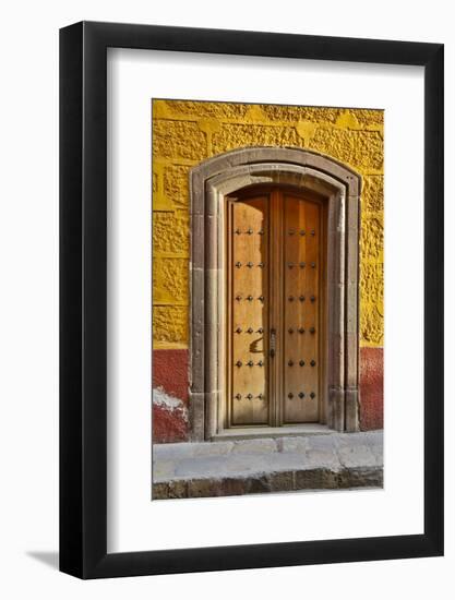San Miguel De Allende, Mexico. Colorful buildings and doorways-Darrell Gulin-Framed Photographic Print