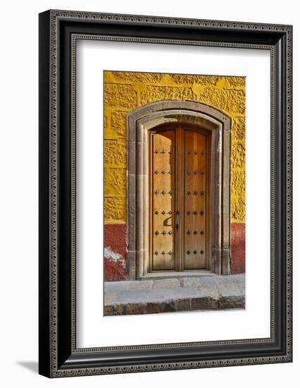 San Miguel De Allende, Mexico. Colorful buildings and doorways-Darrell Gulin-Framed Photographic Print