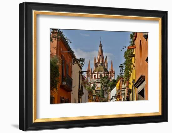 San Miguel De Allende, Mexico. Ornate Parroquia de San Miguel Archangel.-Darrell Gulin-Framed Photographic Print