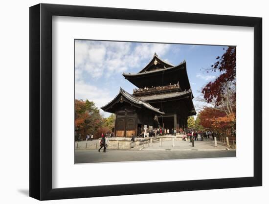 San-Mon Gate, Buddhist Temple of Nanzen-Ji, Northern Higashiyama, Kyoto, Japan-Stuart Black-Framed Photographic Print