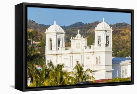 San Pedro Cathedral Built in 1874 on Parque Morazan in This Important Northern Commercial City-Rob Francis-Framed Premier Image Canvas