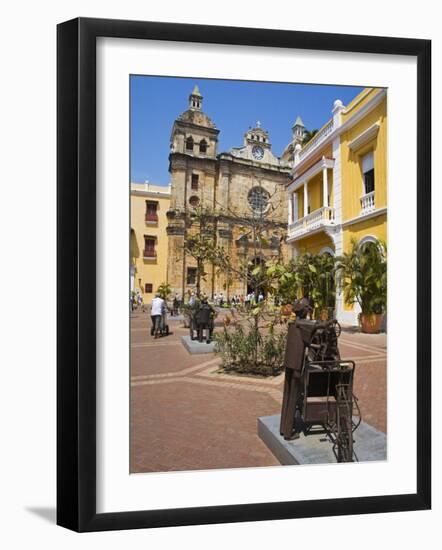 San Pedro Claver Church, Old Walled City District, Cartagena City, Bolivar State, Colombia-Richard Cummins-Framed Photographic Print