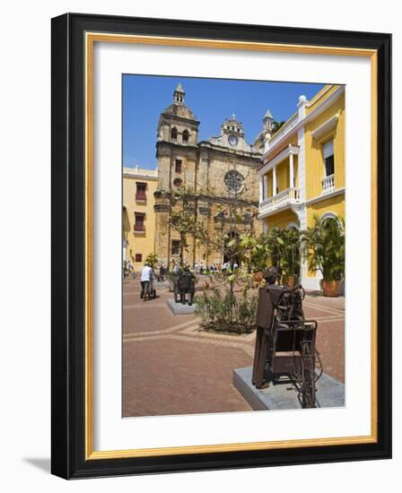 San Pedro Claver Church, Old Walled City District, Cartagena City, Bolivar State, Colombia-Richard Cummins-Framed Photographic Print