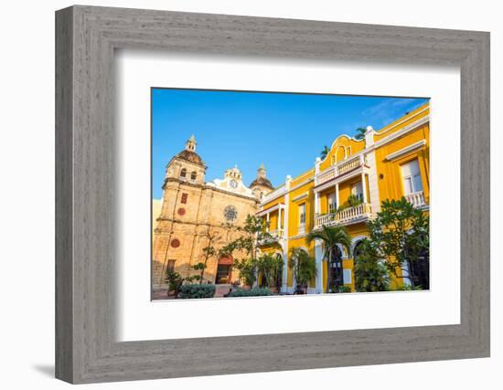 San Pedro Claver Plaza-jkraft5-Framed Photographic Print