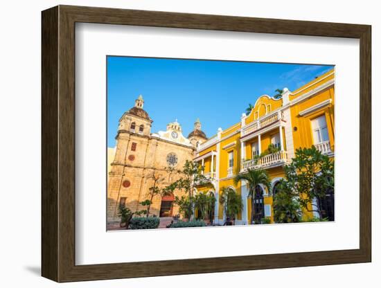 San Pedro Claver Plaza-jkraft5-Framed Photographic Print