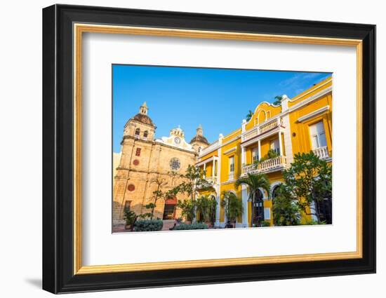 San Pedro Claver Plaza-jkraft5-Framed Photographic Print