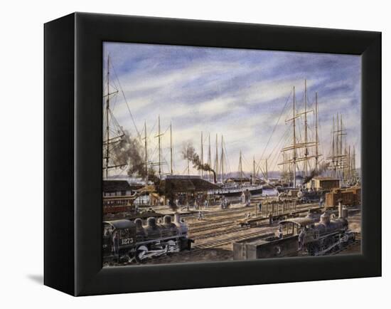 San Pedro Sunrise #2-Stanton Manolakas-Framed Premier Image Canvas