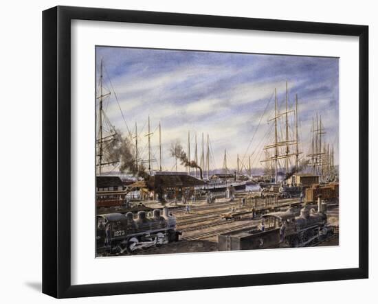 San Pedro Sunrise #2-Stanton Manolakas-Framed Giclee Print