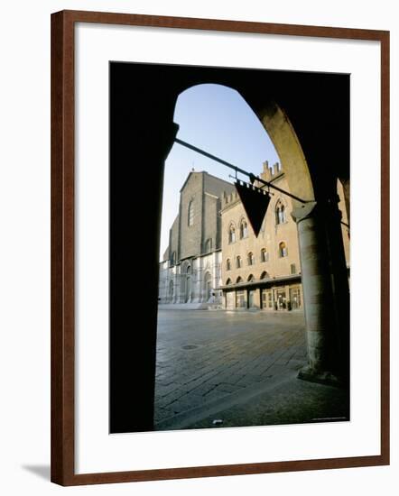 San Petronio, Bologna, Emilia-Romagna, Italy-Oliviero Olivieri-Framed Photographic Print