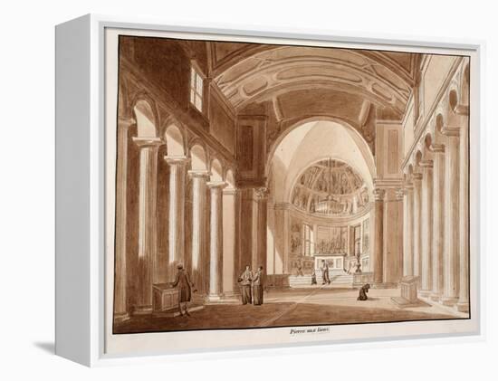 San Pietro in Vincoli, 1833-Agostino Tofanelli-Framed Premier Image Canvas