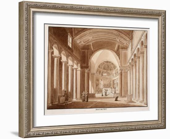 San Pietro in Vincoli, 1833-Agostino Tofanelli-Framed Giclee Print