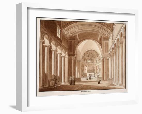 San Pietro in Vincoli, 1833-Agostino Tofanelli-Framed Giclee Print