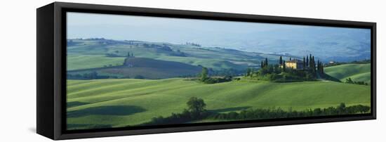 San Quirico D'Orcia, Siena, Tuscany, Italy-Lee Frost-Framed Premier Image Canvas