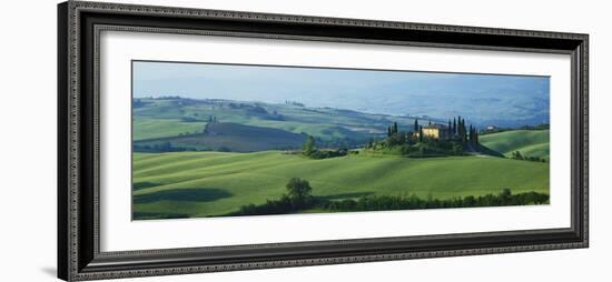 San Quirico D'Orcia, Siena, Tuscany, Italy-Lee Frost-Framed Photographic Print