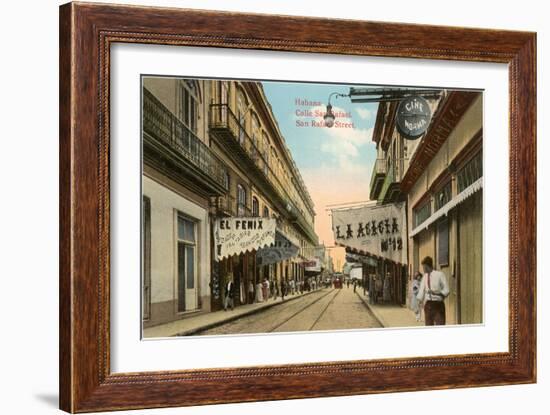 San Rafael Street, Havana, Cuba-null-Framed Art Print