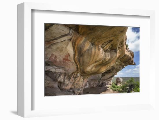 San Rock Art, Cederberg Mountains, Western Cape, South Africa, Africa-Ann & Steve Toon-Framed Photographic Print