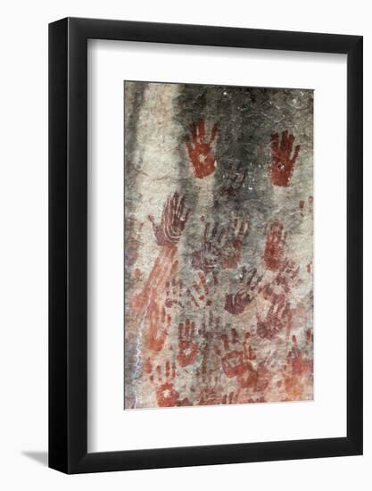 San Rock Art Hand Prints, Cederberg Mountains, Western Cape, South Africa, Africa-Ann & Steve Toon-Framed Photographic Print