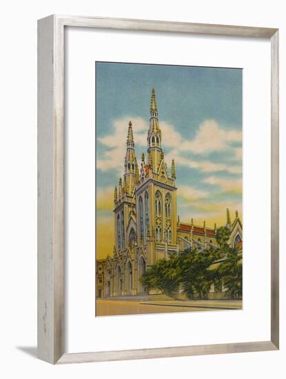 'San Roque Church, Barranquilla', c1940s-Unknown-Framed Giclee Print