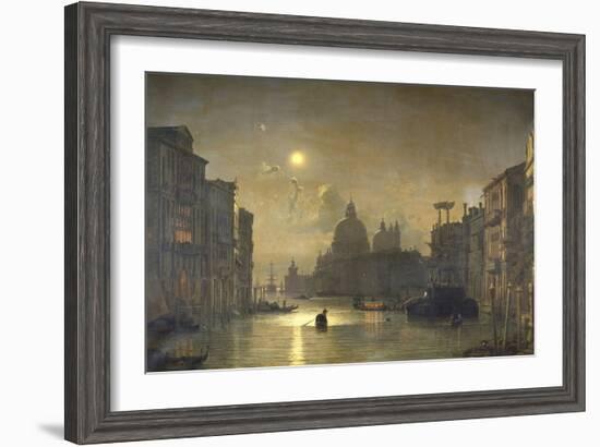 San Salute, Venise-Friedrich Nerly-Framed Giclee Print