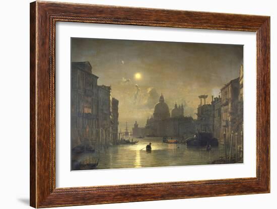 San Salute, Venise-Friedrich Nerly-Framed Giclee Print