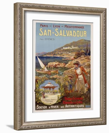 San-Salvadour Poster-Ernest Louis Lessieux-Framed Giclee Print