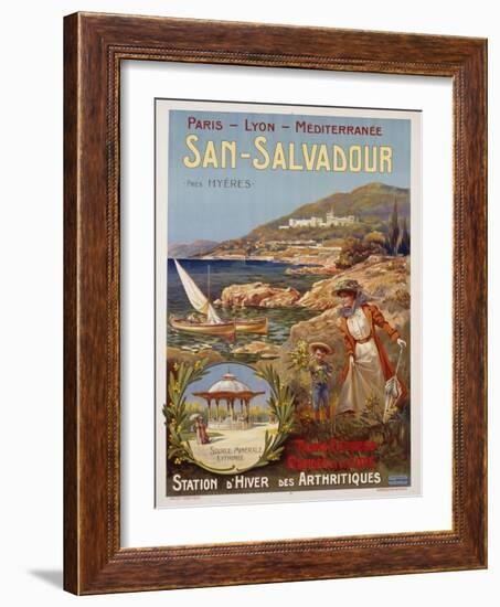 San-Salvadour Poster-Ernest Louis Lessieux-Framed Giclee Print