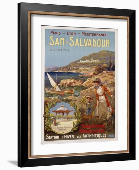 San-Salvadour Poster-Ernest Louis Lessieux-Framed Giclee Print