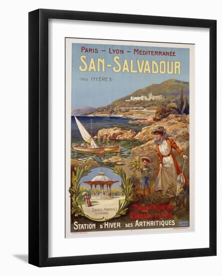 San-Salvadour Poster-Ernest Louis Lessieux-Framed Giclee Print