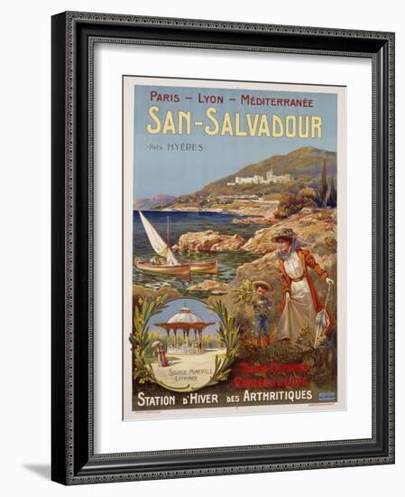 San-Salvadour Poster-Ernest Louis Lessieux-Framed Giclee Print