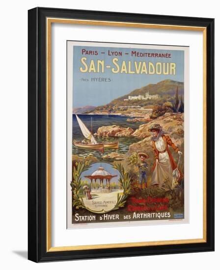 San-Salvadour Poster-Ernest Louis Lessieux-Framed Giclee Print