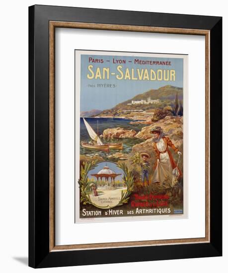 San-Salvadour Poster-Ernest Louis Lessieux-Framed Giclee Print