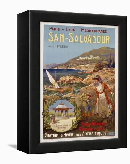 San-Salvadour Poster-Ernest Louis Lessieux-Framed Premier Image Canvas