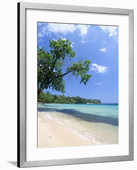San San Beach, Port Antonio, Jamaica, West Indies, Central America-Sergio Pitamitz-Framed Photographic Print