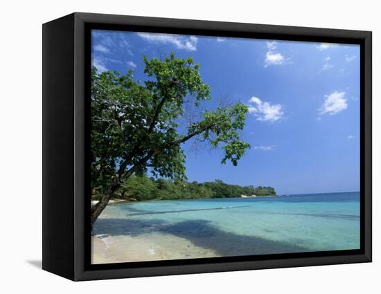 San San Beach, Port Antonio, Jamaica, West Indies, Central America-Sergio Pitamitz-Framed Premier Image Canvas