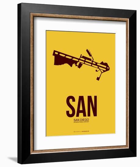 San San Diego Poster 1-NaxArt-Framed Art Print