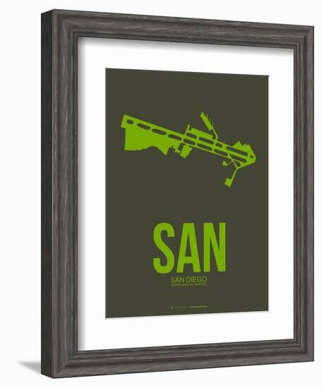 San San Diego Poster 2-NaxArt-Framed Art Print