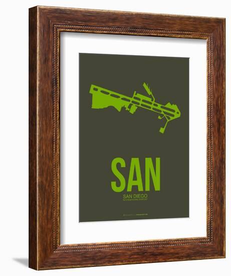 San San Diego Poster 2-NaxArt-Framed Art Print