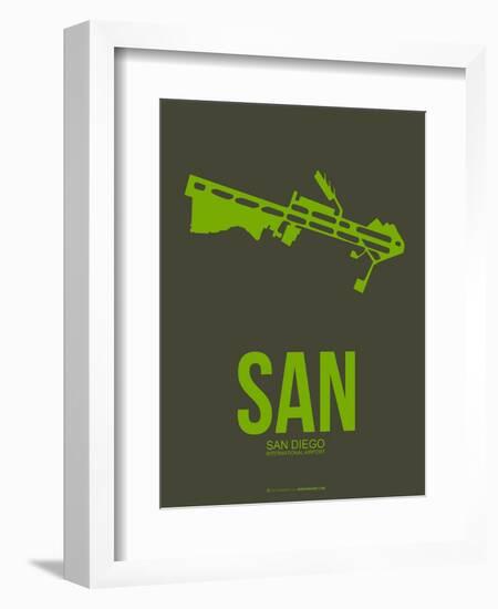 San San Diego Poster 2-NaxArt-Framed Art Print