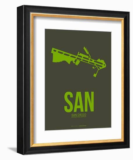 San San Diego Poster 2-NaxArt-Framed Art Print