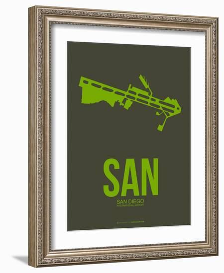 San San Diego Poster 2-NaxArt-Framed Art Print